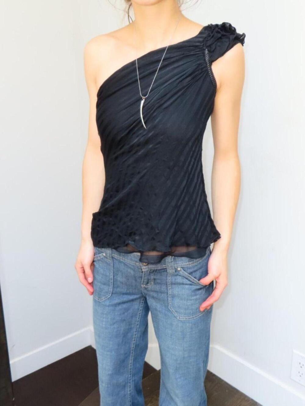 Bebe Women's Black Vests-tanks-cami